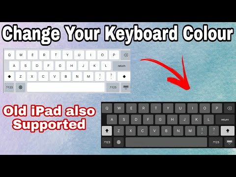 Change Your Keyboard Colour in iPad iPhone iOS 9.3.5 also Supported