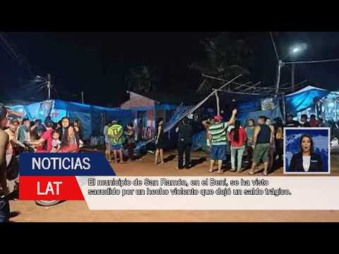 Tragedia en San Ramón, Beni: Balacera deja dos muertos y un herido