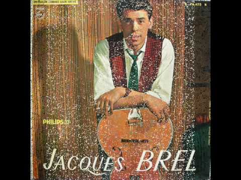 Jacques Brel - Grand Jacques (C'est trop facile) LIVE - Montmartre 1954 (rare song) + lyrics