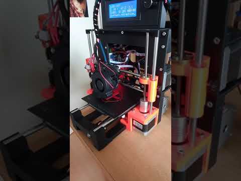 mini 3D printer (3DTje RX) testing new part cooling setup