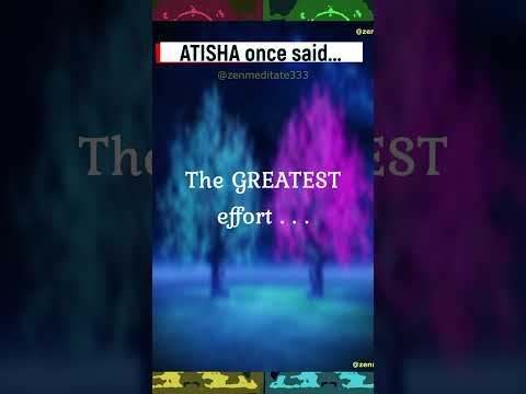 ATISHA once said ... #shorts #quotes #zen | ZenMeditate