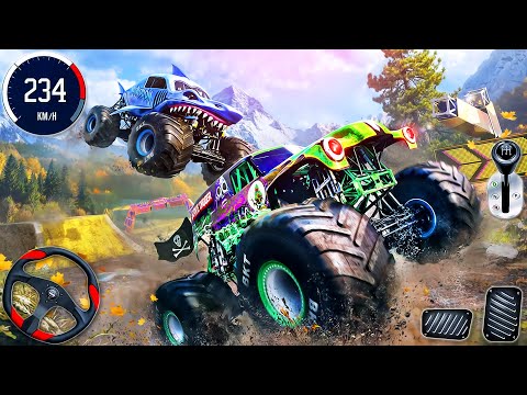 Monster Truck Racing Offroad 3D - 4x4 Derby Mud and Rocks Driver Monster Jam Showdown - PC GamePlay