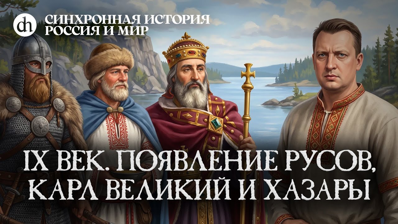 IX век: появление русов, Карл Великий и хазары. Синхронная история, часть 1 / Ег?