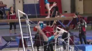 Kayla USAG New Level 5 - 1st Place Bars 9.7 - 2014 Janet Rothenberg Memorial - January 18, 2014