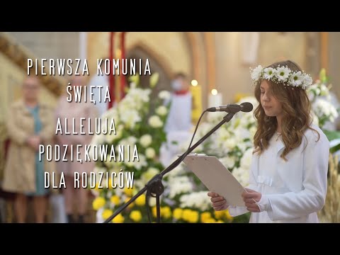 Alleluja - Podziękowania dla rodziców - Pierwsza Komunia Święta - www.skorpions.pl