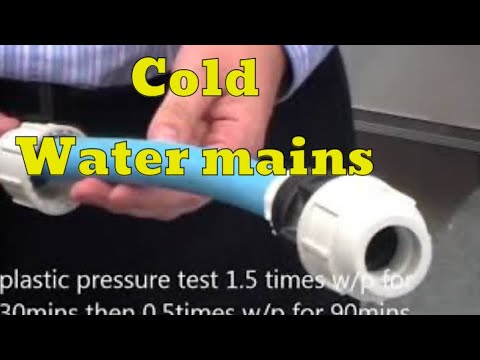 Plumbing Cold Water Part 1: cold water supply