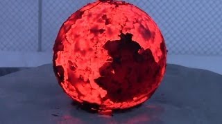 Red Hot Cannonball in Water/Ice