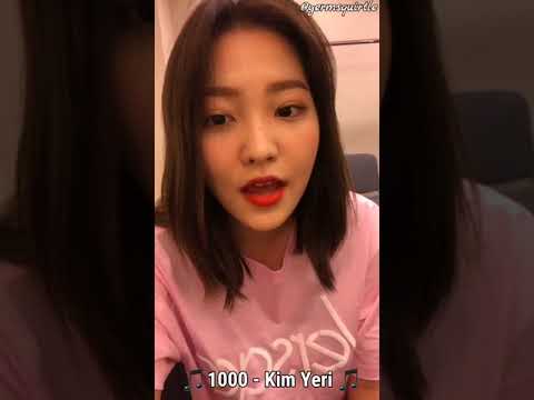 [180520] Kim Yeri Singing '1000' & 'To 20' LIVE on Red Velvet IG! | 레드벨벳 예리