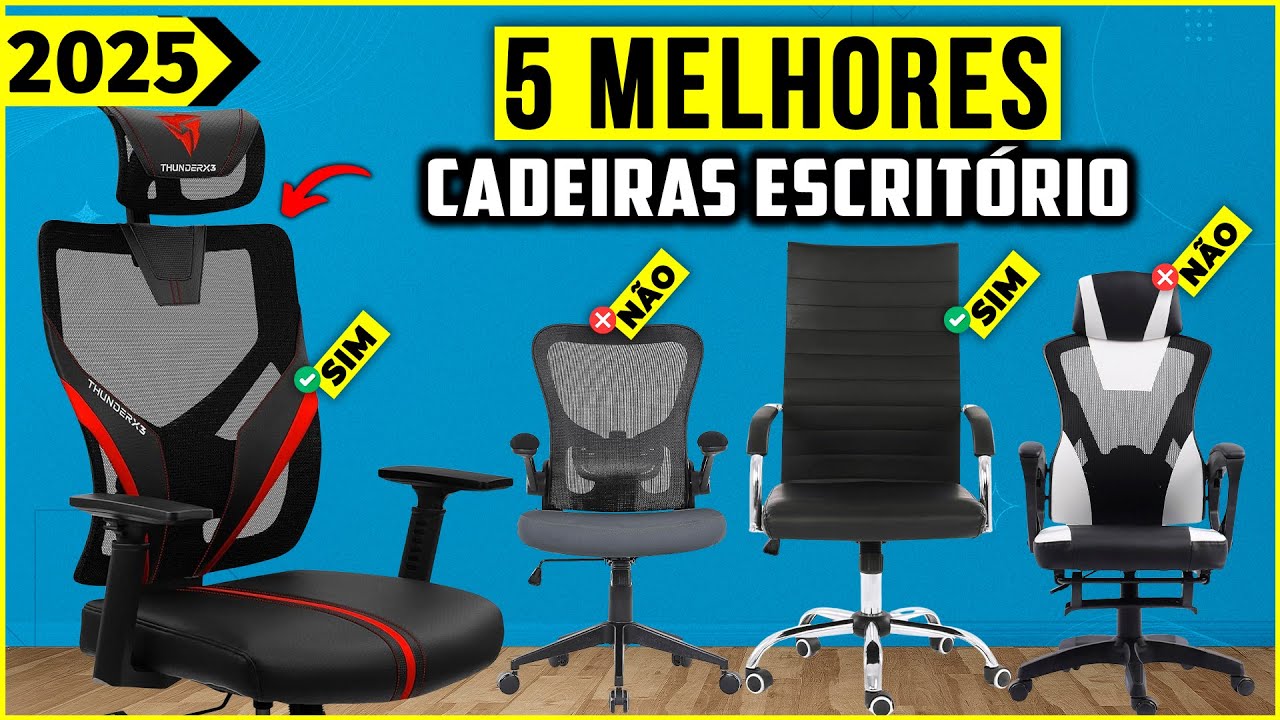 As 5 Melhores Cadeira Escritorio/ Cadeira De Escritorio De 2024!