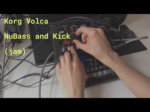 Korg Volca NuBass and Kick (jam)