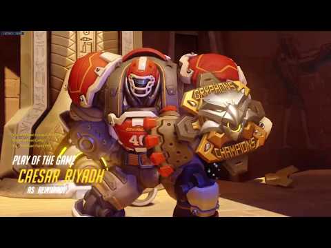 PRO REINHARDT MOMENTS #1 - Overwatch Match