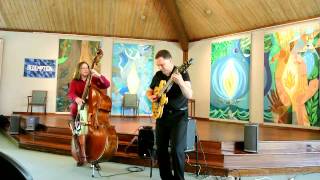 Guitarist Rob Levit and bassist Amy Shook perform Bye Bye Blackbird for New Annapolitans