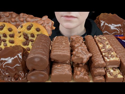 ASMR Cadbury Chocolate *Cake Roll, Sticky Pudding, Cookies, Double Decker, Fudge, Picnic Bar Mukbang