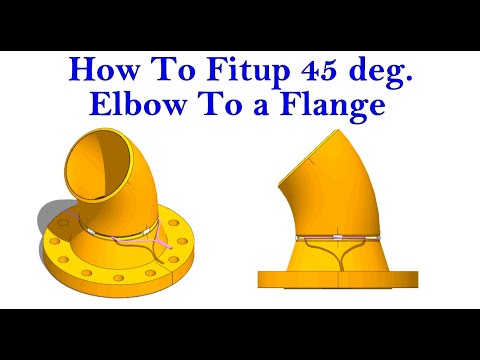 FIT UP AND INSPECTION OF ELBOWS OF ANY DEGREE WITH TWO RIGHT ANGLES