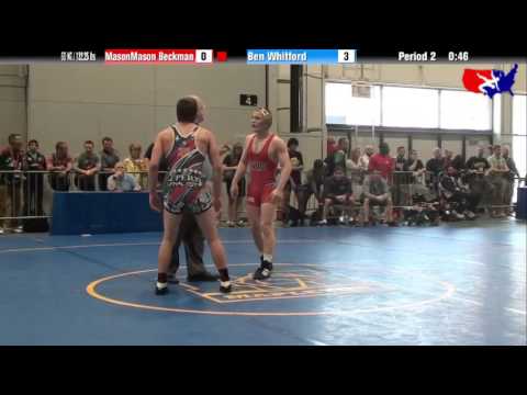 MasonMason Beckman vs. Ben Whitford at 2013 Junior Nationals - FILA - FS