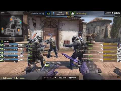 CS:GO - SK Gaming vs. Optic [Inferno] - ECS Season 4 North America - MAP 2