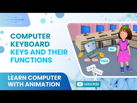 Basics of Computers | Computer Keyboard Keys and their Functions | Explained [ Animation ]