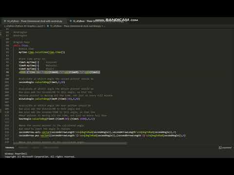Vpython Clock Real Time