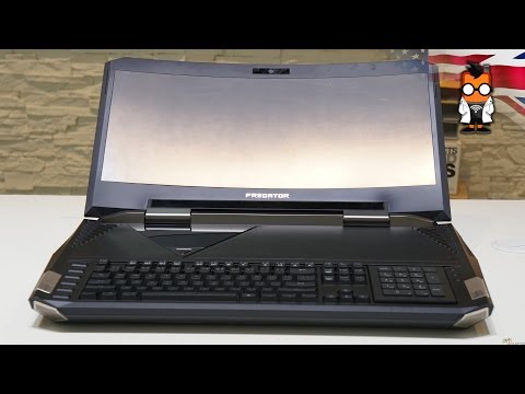 Acer Predator 21 X Curved Gaming Laptop with Eye Tracking Demoed