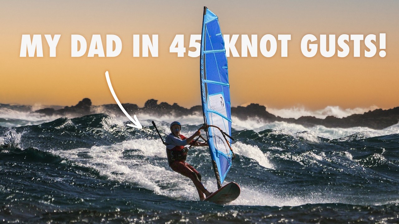 Windsurfer Achieves Planing in Extreme El Médano Conditions Amidst Fierce Winds