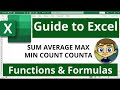 Beginner S Guide To Excel Functions And Formulas