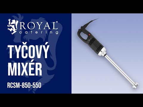 video - Tyčový mixér - 850 W - Royal Catering - 550 mm - 8 000 - 18 000 ot/min