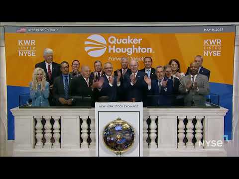 Quaker Houghton (NYSE: KWR) Rings The Closing Bell