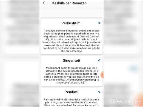 Keshilla per ramazan