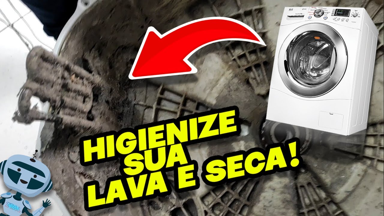 COMO FAZER HIGIENIZAÇÃO NA SUA LAVA E SECA!