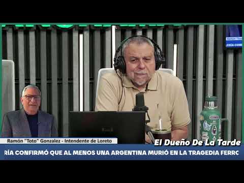 "Gracias a Dios en Sgo el Estado esta presente" (Toto Gonzalez. Intendente de Loreto)