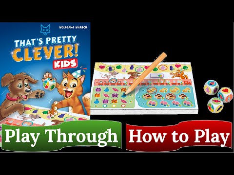 That's Pretty Clever Kids: How to Play & Play Through - YouTube