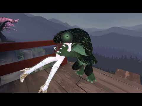 Two foxes one Gulper [SFM Vore Animation]