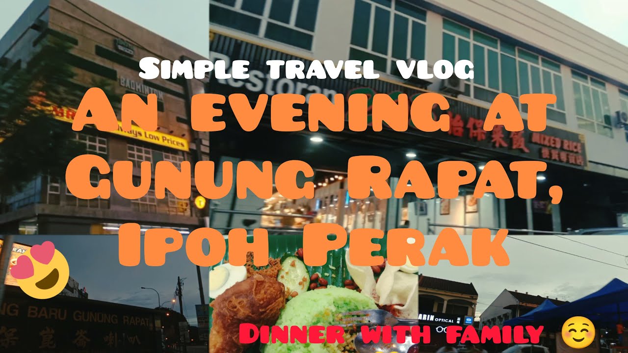 Evening Vlog I Travel for Nasi Lemak at Gunung Rapat Perak Malaysia 😍 I Travel Vlog #vlog #diml