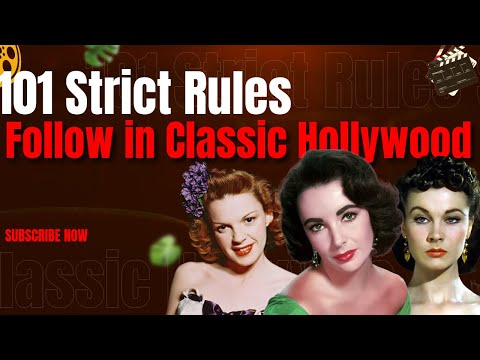 101 Strict Rules Stars Had to Follow in Classic Hollywood 🎬 | Dark Side of the Golden Era