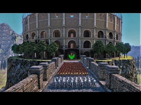 300 Spartans & 30 Soul Tyrants Trapped On The Bridge by 20.000 Zombies - UEBS