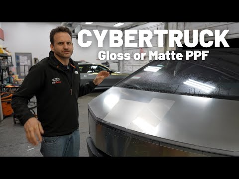 Cybertruck - Gloss or Matte PPF - See the Difference