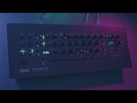 Демонстрация звучания аналогового синтезатора Korg Minilogue xd M