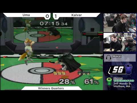 SG 23.4 SSBM - Uma (Fox) vs. Kalvar (Marth) - Melee WQF