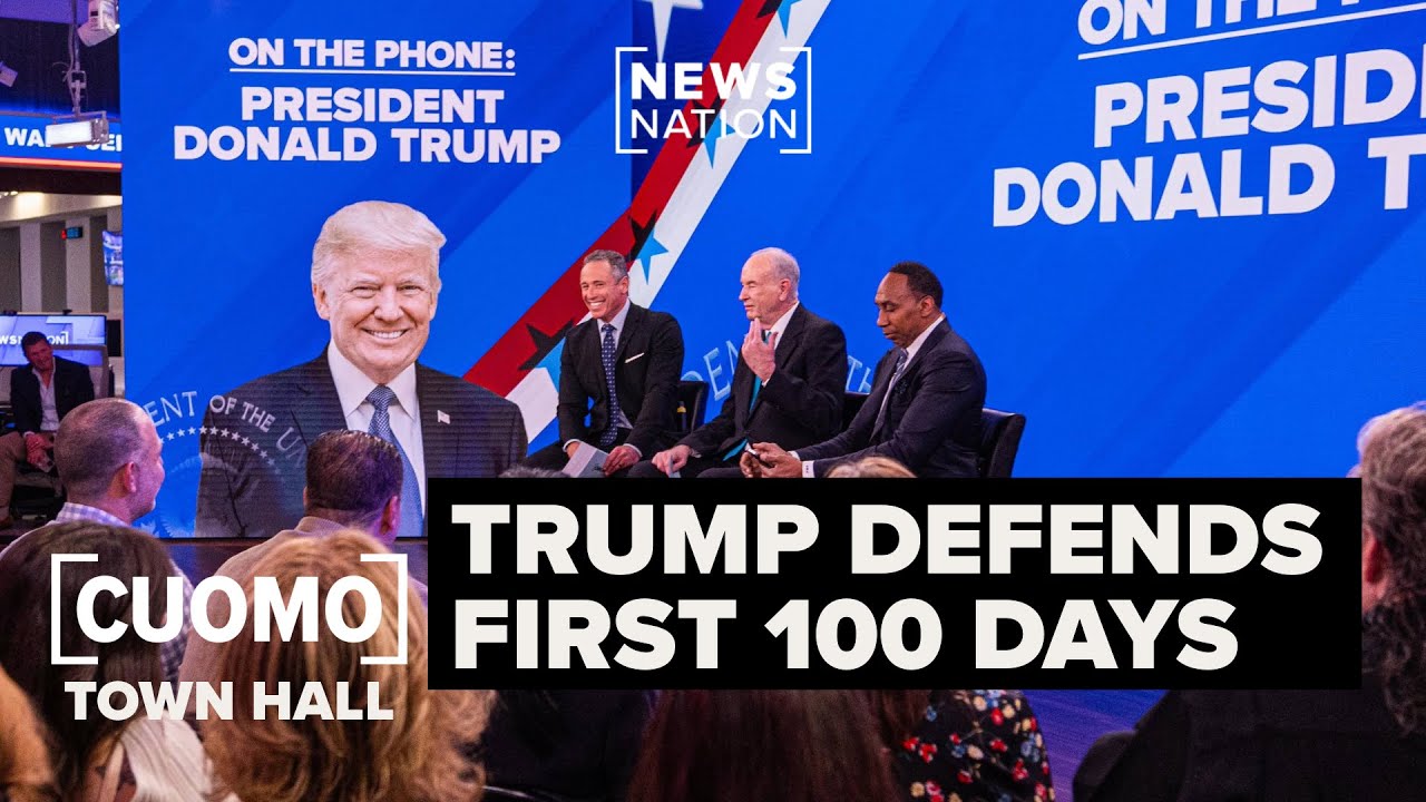 Trump dismisses polls, defends tariffs and Ukraine stance in CUOMO Town Hall