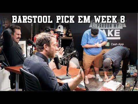 Barstool Pick Em Week 8 Slate