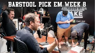 Barstool Pick Em Week 8 Slate