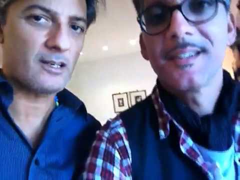 Fiorello con il fratello Beppe - ecco cos'è Twitter!