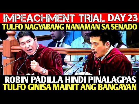 Naku po! Robin Padilla, Erwin Tulfo hindi nakapalag,Supalpal at napahiya!