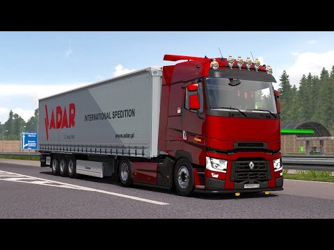 ETS 2 1.35 - ProMods 2.41 - Renault Range T 480 Comfort - Trip: Munich - Klagenfurt