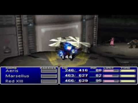 Final Fantasy 7 Part 29 - Boss: Hundred/Heli Gunner