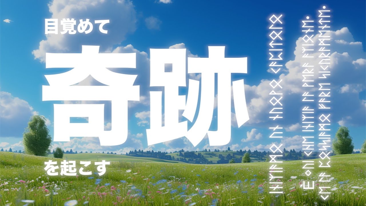【聴き流すだけ】目覚めて奇跡を起こす。自分も人生も激変する。「本当のわたし」に。