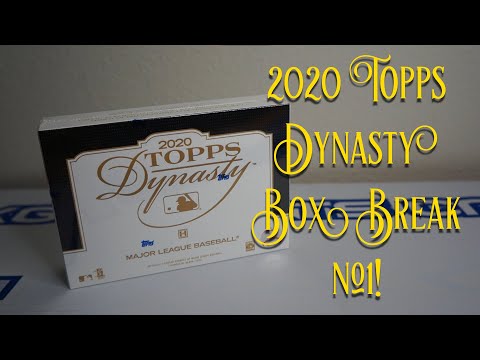 2020 Topps Dynasty Box Break #1! Hit a nice one!