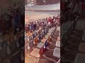 Fans' reaction after Egypt scored the third goal against Algeria