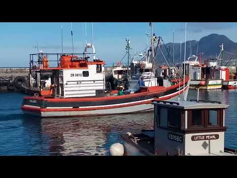 Kalk Bay Harbour fishing boats