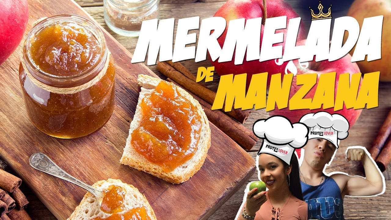 MERMELADA DE MANZANA | Mermelada de Manzana sin azúcar | Canela | Saludable | Light | Verde